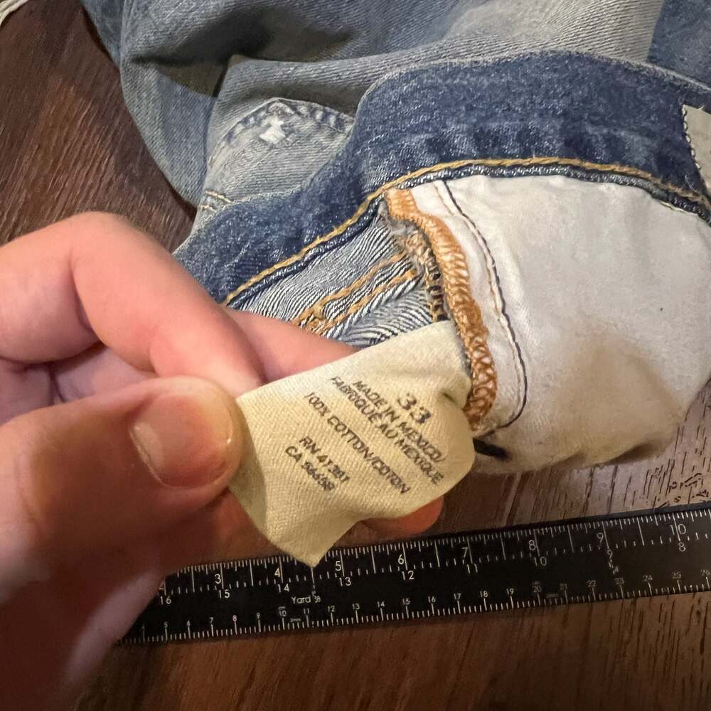 Denim & Supply Ralph Lauren Distressed Cutoff Denim Shorts Size 33 - Picture 6 of 6